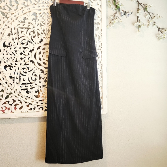 ANTROPOLOGIE 4th & Reckless Carly Strapless Stripe Dress MIDI DRESS SAIZE SMALL - Picture 10 of 15